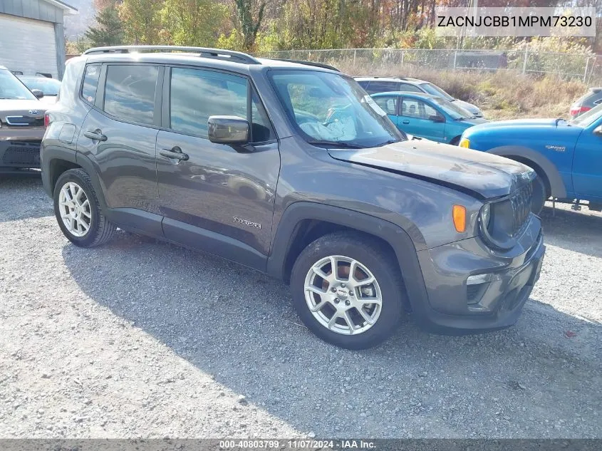 2021 Jeep Renegade Latitude Fwd VIN: ZACNJCBB1MPM73230 Lot: 40803799