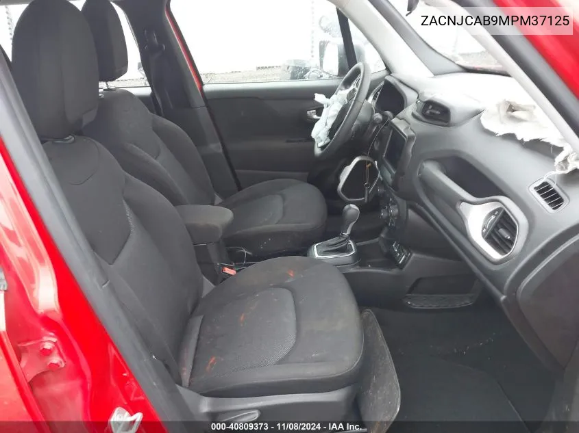 2021 Jeep Renegade Sport Fwd VIN: ZACNJCAB9MPM37125 Lot: 40809373