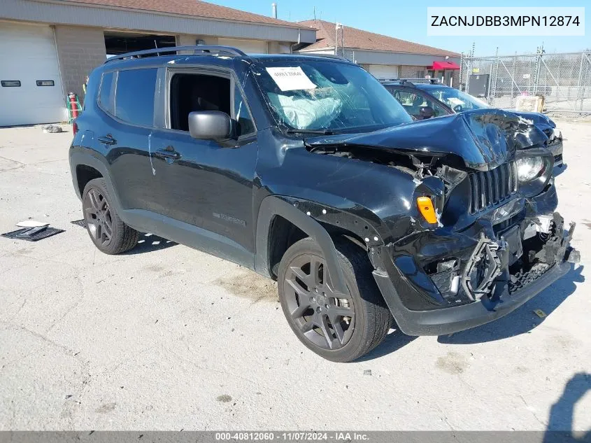 2021 Jeep Renegade 80Th Anniversary 4X4 VIN: ZACNJDBB3MPN12874 Lot: 40812060