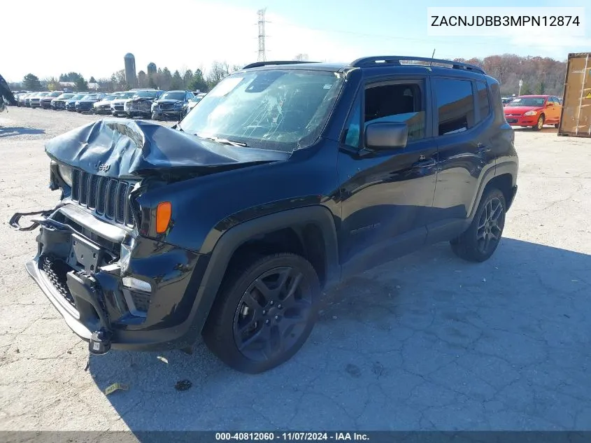 2021 Jeep Renegade 80Th Anniversary 4X4 VIN: ZACNJDBB3MPN12874 Lot: 40812060