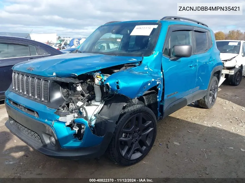 2021 Jeep Renegade 80Th Anniversary 4X4 VIN: ZACNJDBB4MPN35421 Lot: 40822370