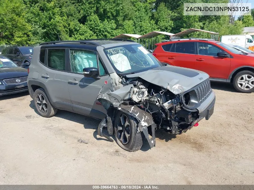 ZACNJDC13NPN53125 2022 Jeep Renegade Trailhawk 4X4