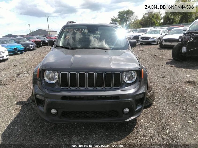 ZACNJDB16NPN44596 2022 Jeep Renegade Latitude 4X4