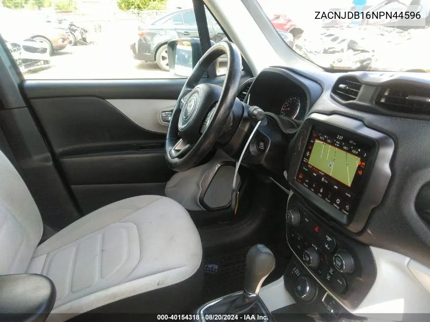 ZACNJDB16NPN44596 2022 Jeep Renegade Latitude 4X4