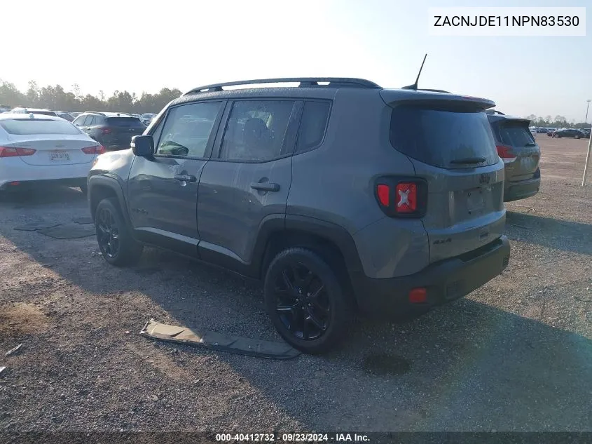 ZACNJDE11NPN83530 2022 Jeep Renegade Altitude