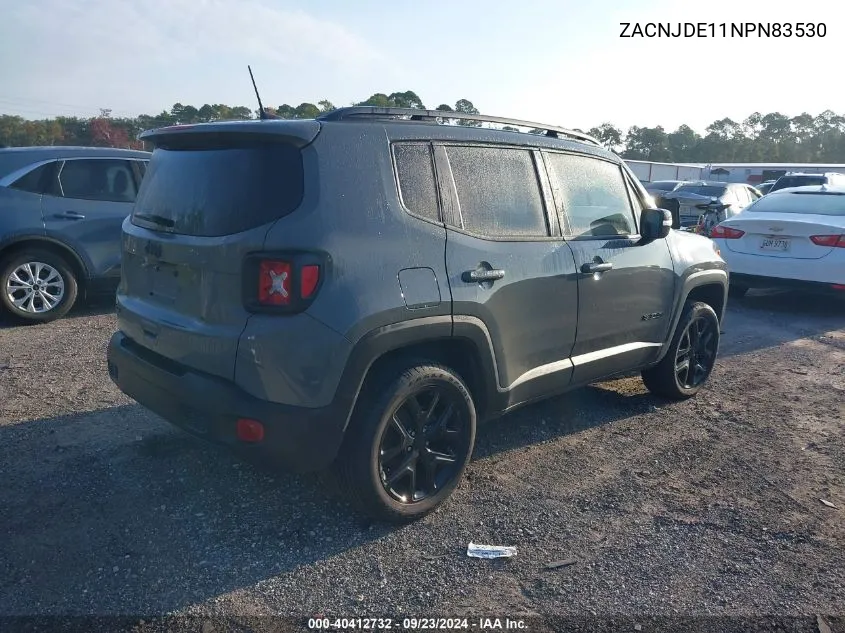 ZACNJDE11NPN83530 2022 Jeep Renegade Altitude