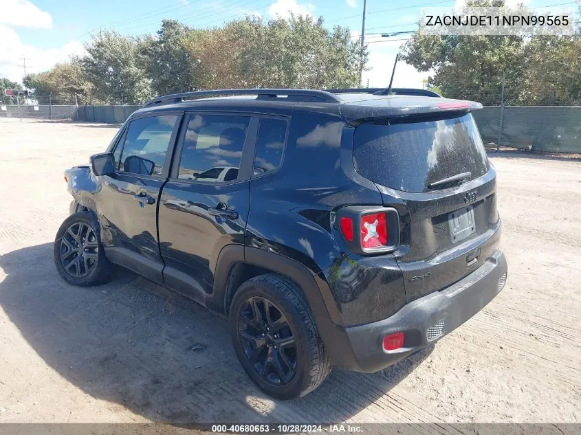 2022 Jeep Renegade Altitude 4X4 VIN: ZACNJDE11NPN99565 Lot: 40680653