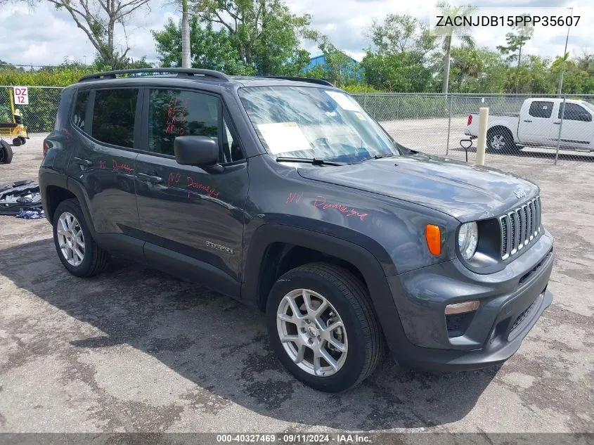 2023 Jeep Renegade Latitude VIN: ZACNJDB15PPP35607 Lot: 40327469