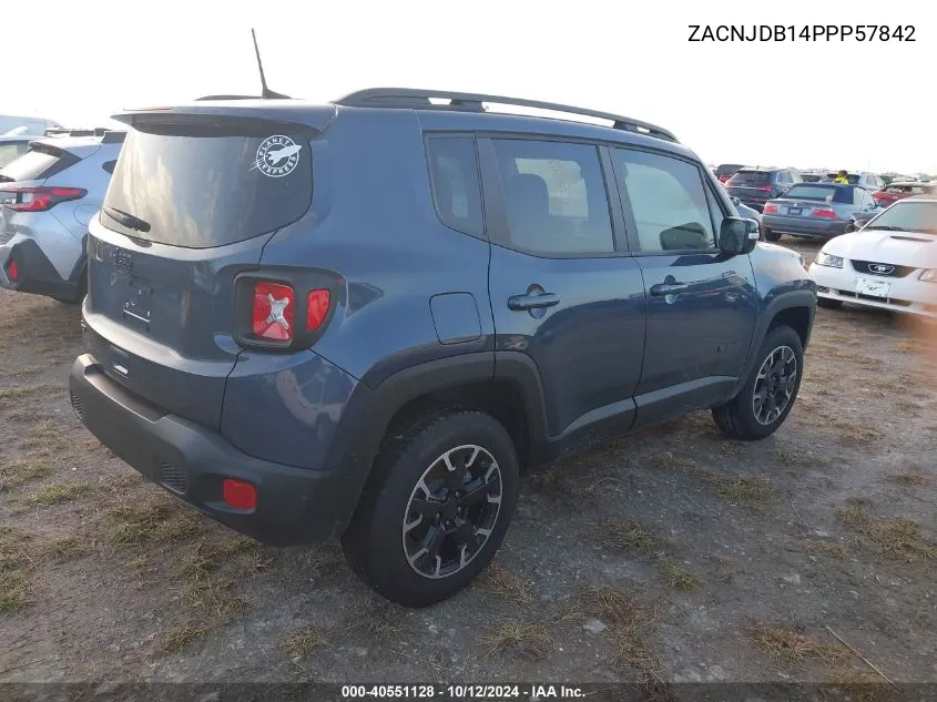 2023 Jeep Renegade Upland 4X4 VIN: ZACNJDB14PPP57842 Lot: 40551128