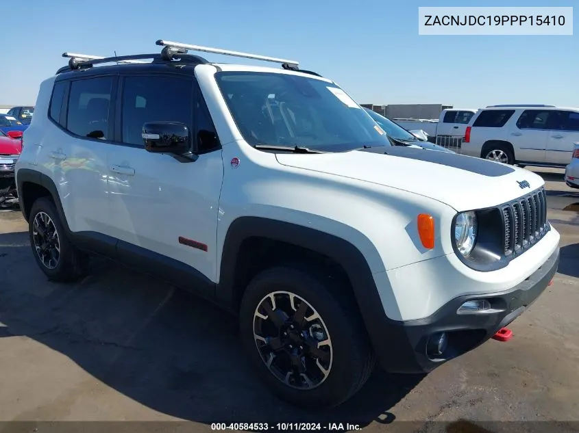 2023 Jeep Renegade Trailhawk 4X4 VIN: ZACNJDC19PPP15410 Lot: 40584533