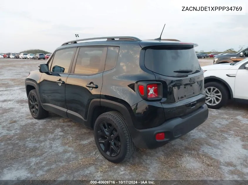 2023 Jeep Renegade Altitude VIN: ZACNJDE1XPPP34769 Lot: 40609716