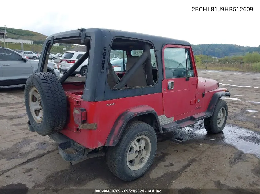 2BCHL81J9HB512609 1987 Jeep Wrangler