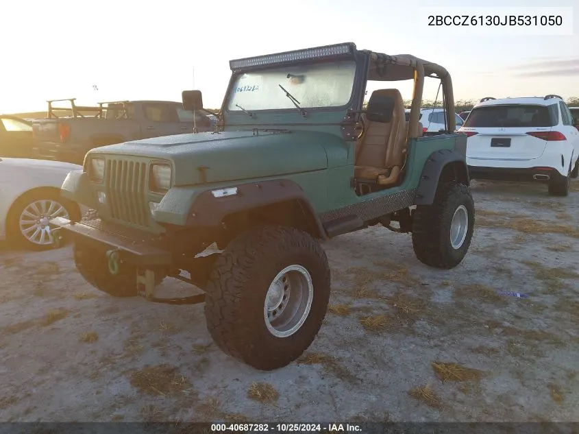 1988 Jeep Wrangler Sport VIN: 2BCCZ6130JB531050 Lot: 40687282