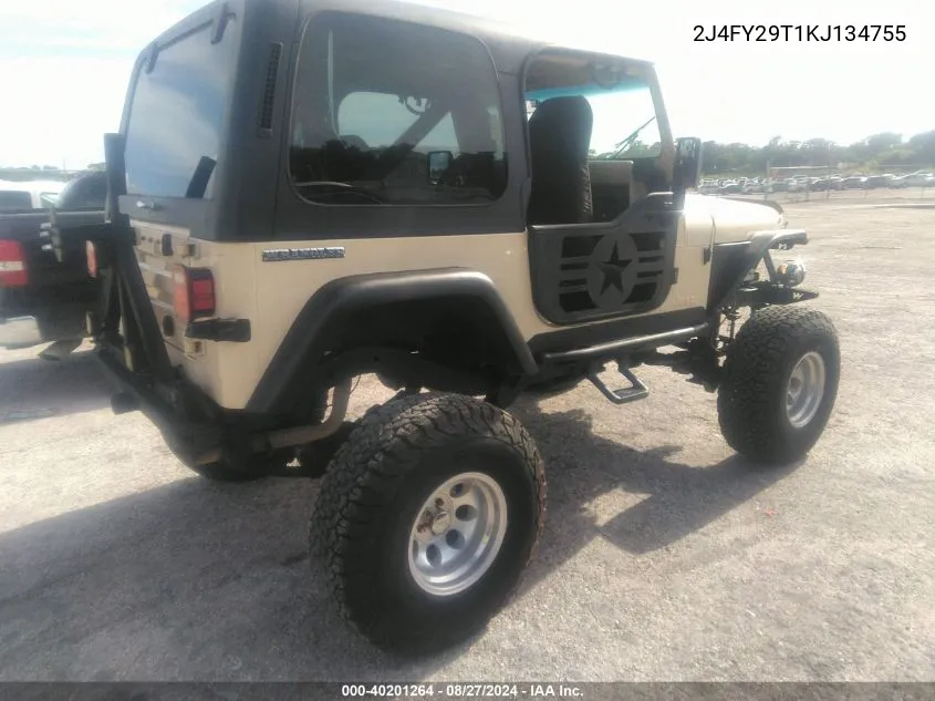 2J4FY29T1KJ134755 1989 Jeep Wrangler / Yj