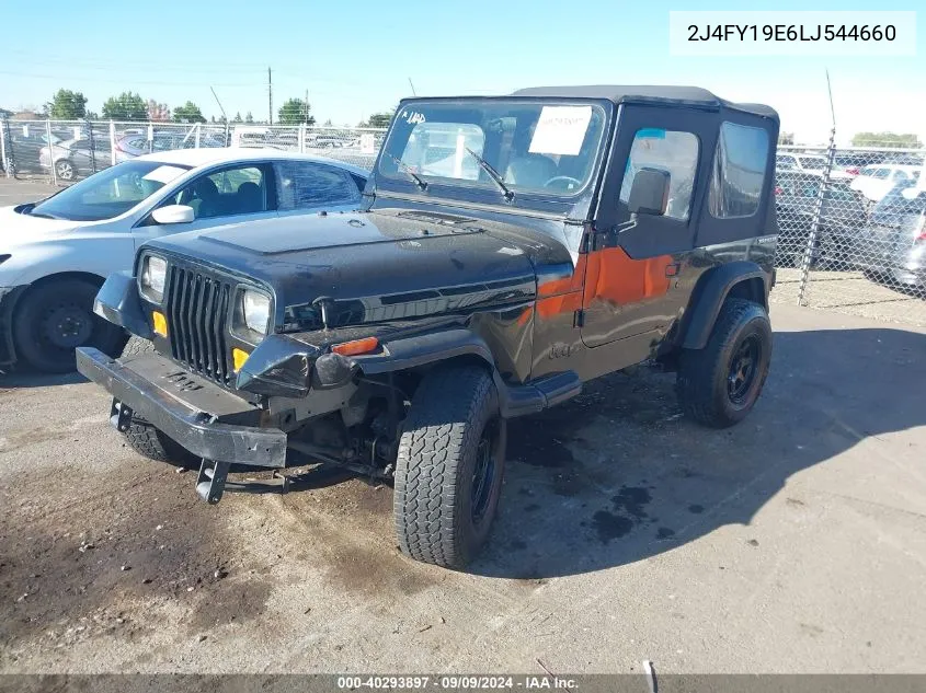 1990 Jeep Wrangler / Yj S VIN: 2J4FY19E6LJ544660 Lot: 40293897