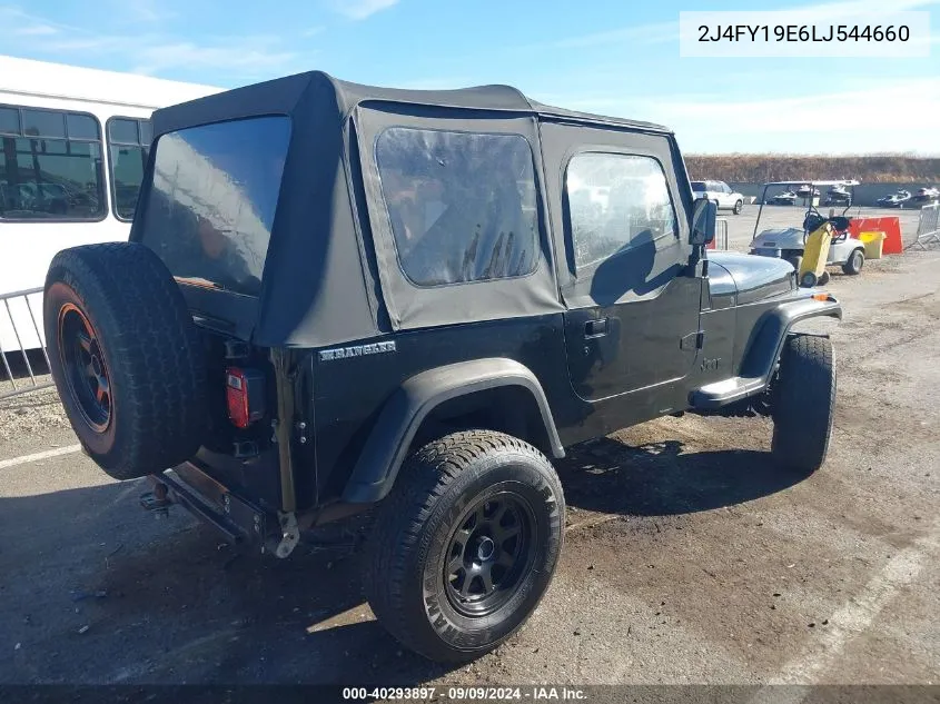 1990 Jeep Wrangler / Yj S VIN: 2J4FY19E6LJ544660 Lot: 40293897