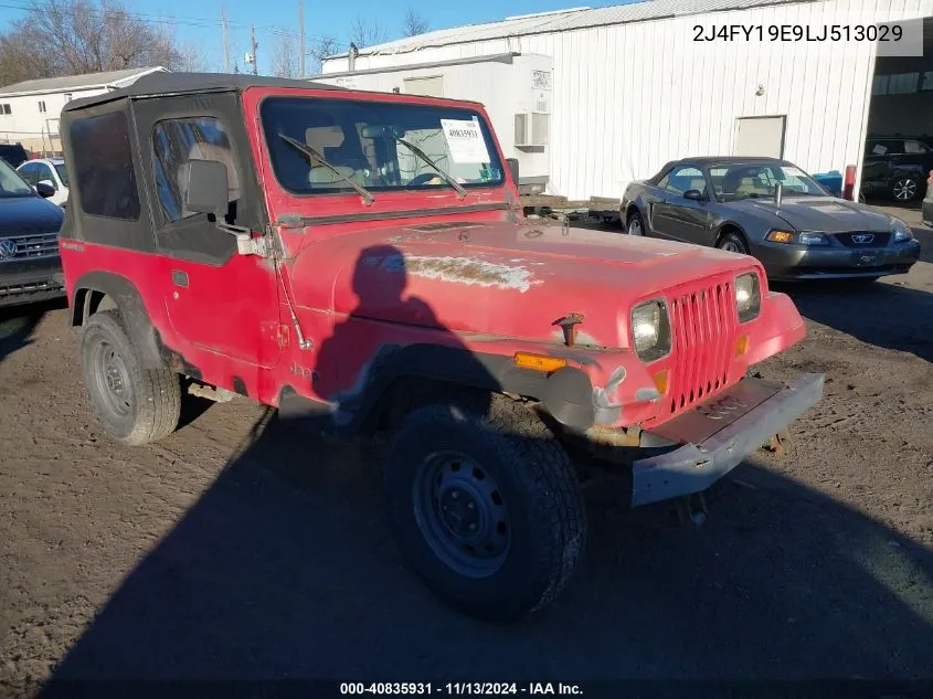 2J4FY19E9LJ513029 1990 Jeep Wrangler / Yj S