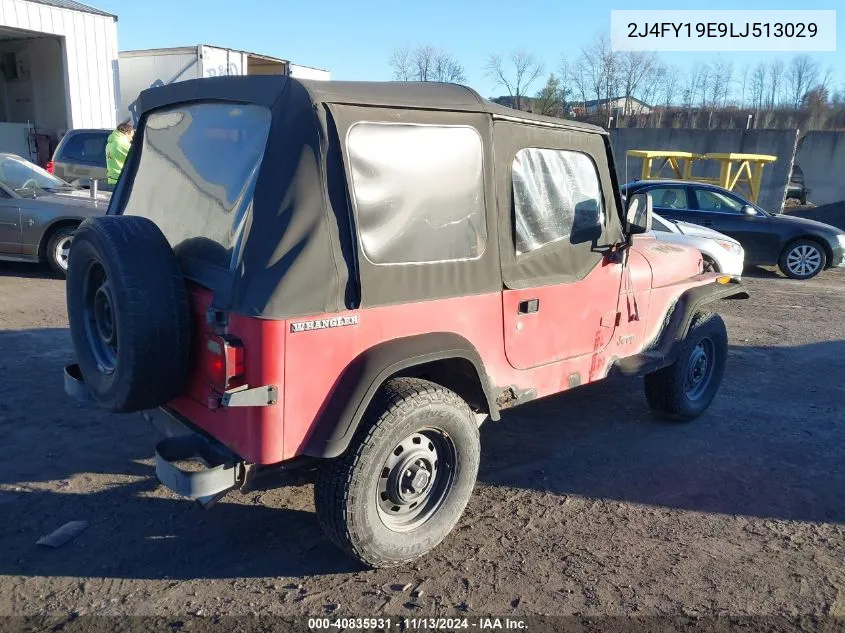 2J4FY19E9LJ513029 1990 Jeep Wrangler / Yj S