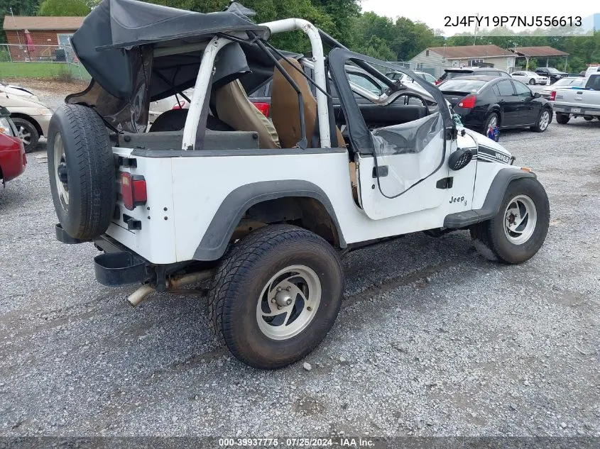 1992 Jeep Wrangler / Yj S VIN: 2J4FY19P7NJ556613 Lot: 39937775