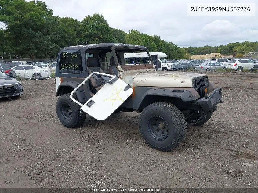 1992 Jeep Wrangler / Yj Islander VIN: 2J4FY39S9NJ557276 Lot: 40478226