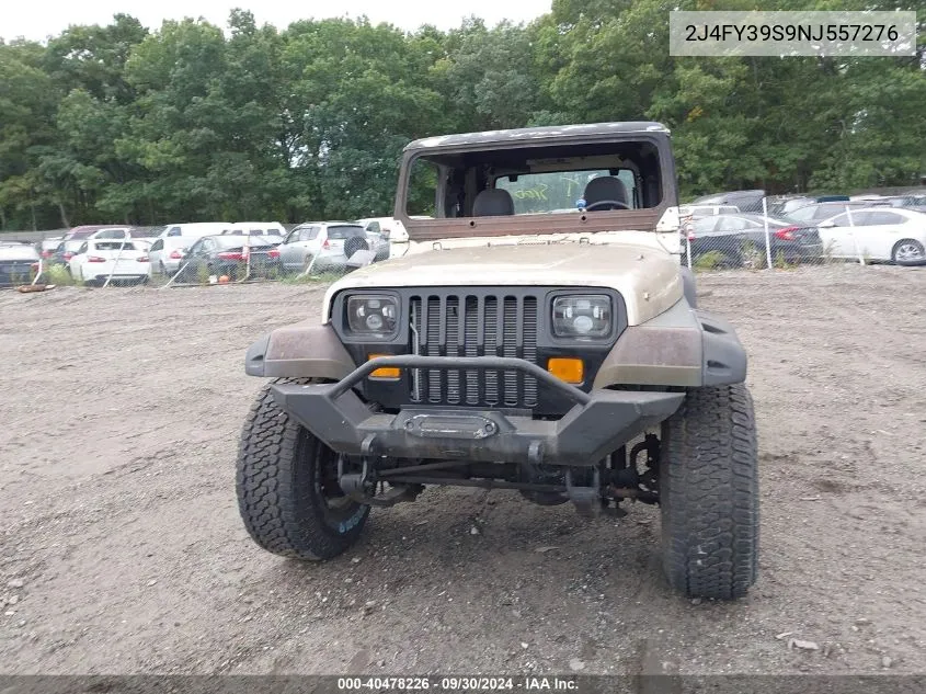 1992 Jeep Wrangler / Yj Islander VIN: 2J4FY39S9NJ557276 Lot: 40478226