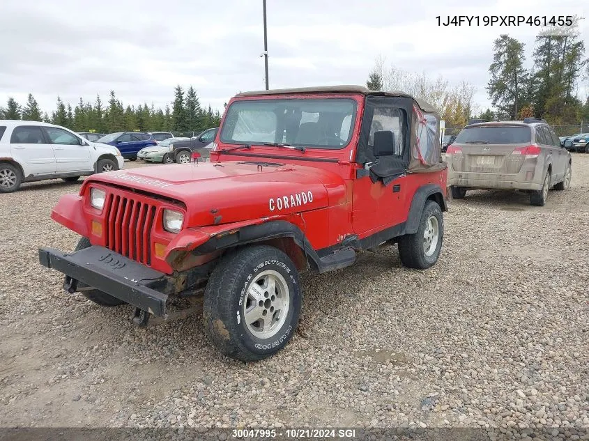 1994 Jeep Wrangler / Yj S VIN: 1J4FY19PXRP461455 Lot: 30047995