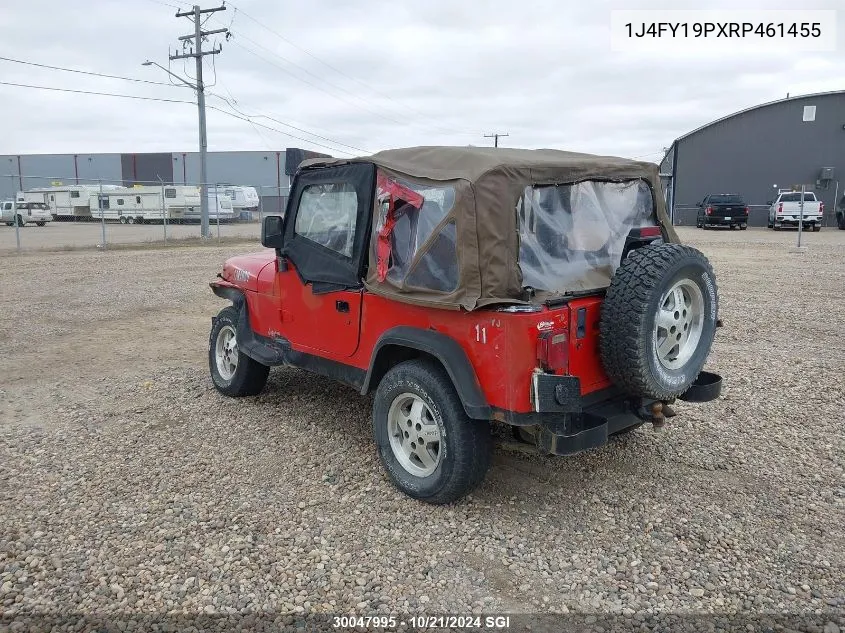 1994 Jeep Wrangler / Yj S VIN: 1J4FY19PXRP461455 Lot: 30047995