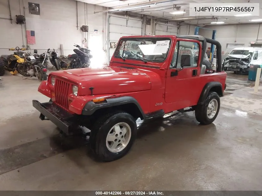 1J4FY19P7RP456567 1994 Jeep Wrangler / Yj S