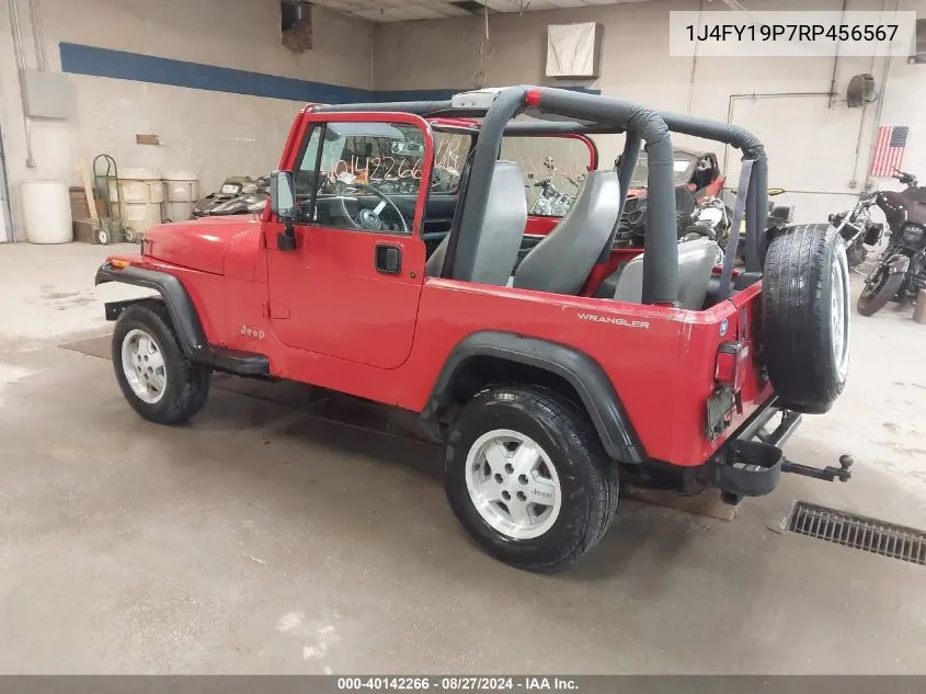 1J4FY19P7RP456567 1994 Jeep Wrangler / Yj S