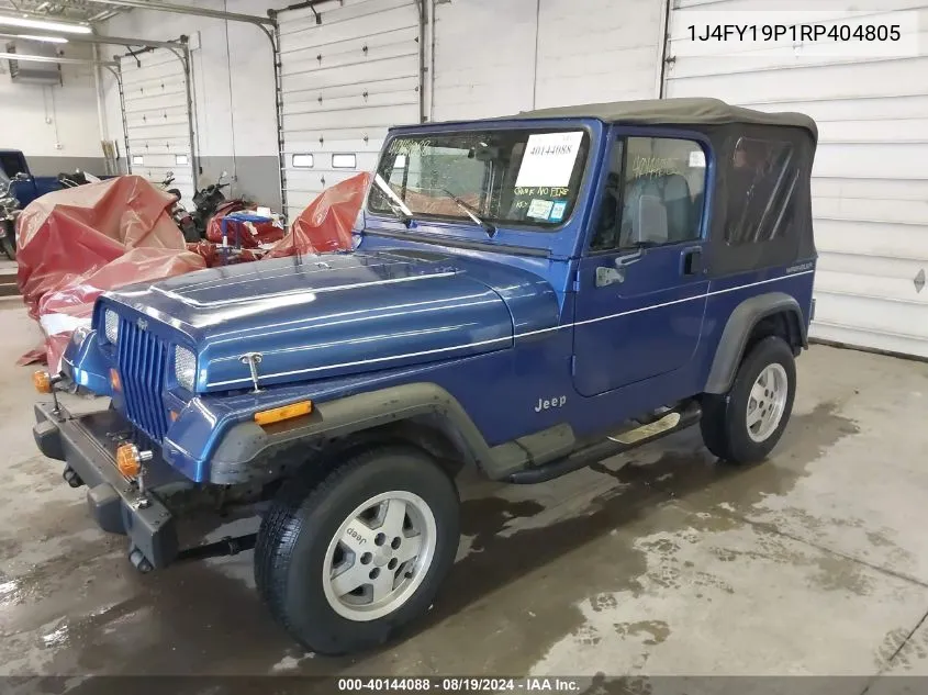 1994 Jeep Wrangler / Yj S VIN: 1J4FY19P1RP404805 Lot: 40144088