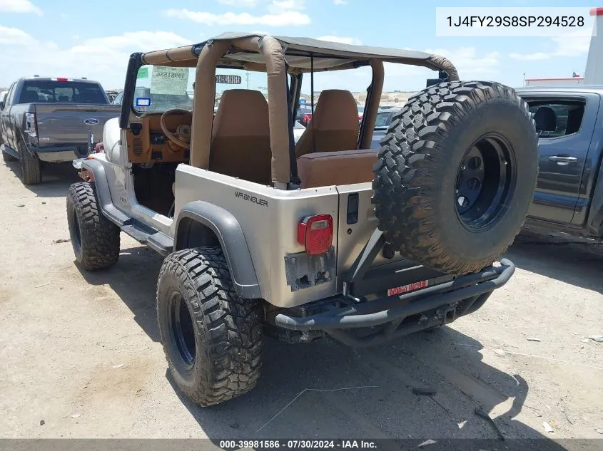 1J4FY29S8SP294528 1995 Jeep Wrangler / Yj Se