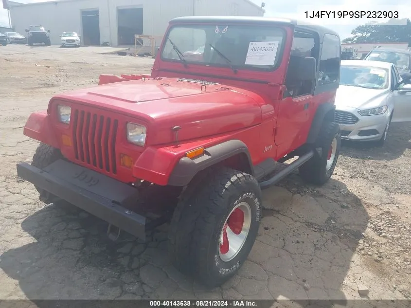 1J4FY19P9SP232903 1995 Jeep Wrangler / Yj S/Rio Grande