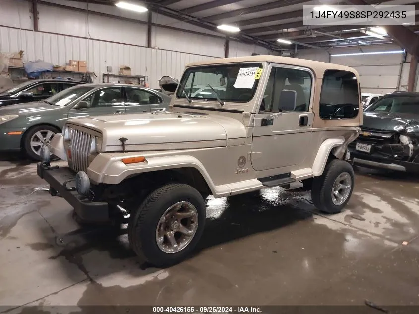 1995 Jeep Wrangler / Yj Sahara VIN: 1J4FY49S8SP292435 Lot: 40426155