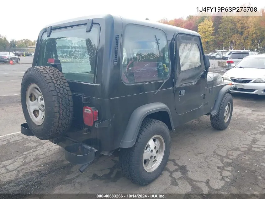 1995 Jeep Wrangler / Yj S/Rio Grande VIN: 1J4FY19P6SP275708 Lot: 40583266