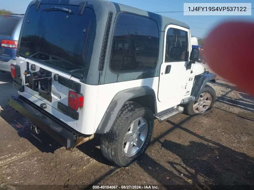 1J4FY19S4VP537122 1997 Jeep Wrangler Sport