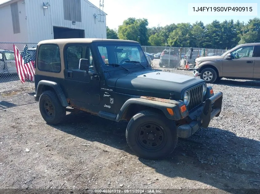 1J4FY19S0VP490915 1997 Jeep Wrangler Sport