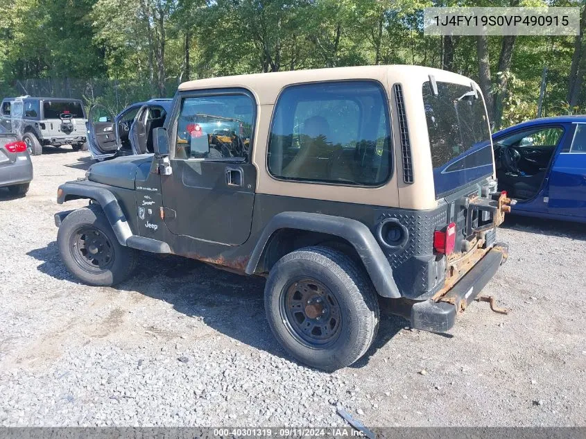 1J4FY19S0VP490915 1997 Jeep Wrangler Sport