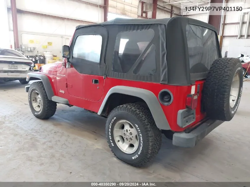 1J4FY29P7VP401150 1997 Jeep Wrangler Se