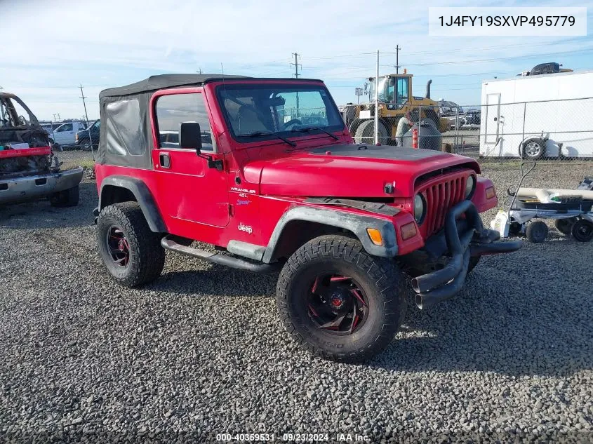 1997 Jeep Wrangler Sport VIN: 1J4FY19SXVP495779 Lot: 40359531