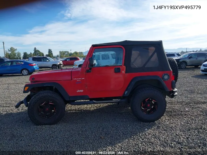 1997 Jeep Wrangler Sport VIN: 1J4FY19SXVP495779 Lot: 40359531