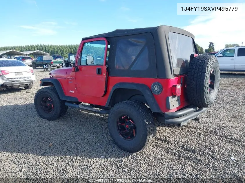 1997 Jeep Wrangler Sport VIN: 1J4FY19SXVP495779 Lot: 40359531