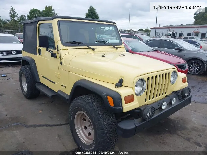 1997 Jeep Wrangler Sport VIN: 1J4FY19S8VP455622 Lot: 40385234