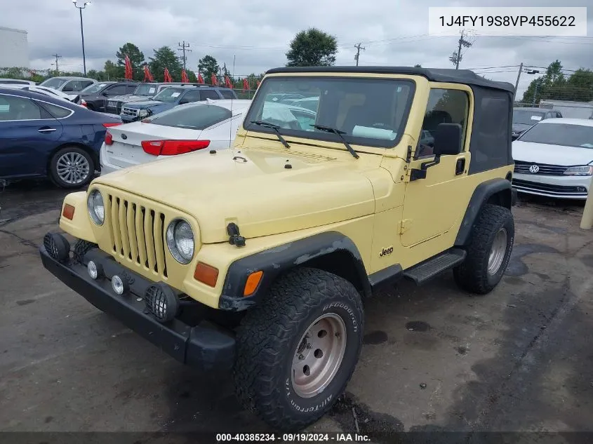 1997 Jeep Wrangler Sport VIN: 1J4FY19S8VP455622 Lot: 40385234