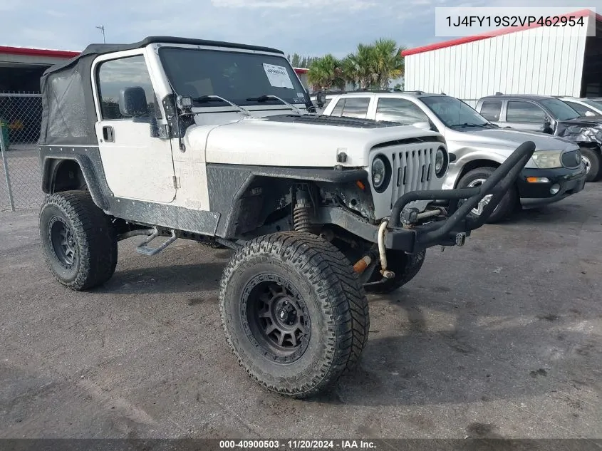 1997 Jeep Wrangler Sport VIN: 1J4FY19S2VP462954 Lot: 40900503