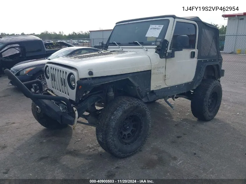 1997 Jeep Wrangler Sport VIN: 1J4FY19S2VP462954 Lot: 40900503