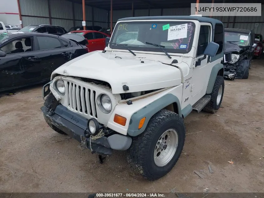 1J4FY19SXWP720686 1998 Jeep Wrangler Sport