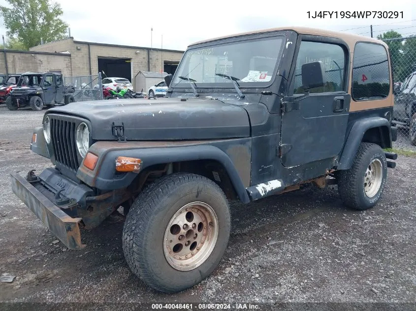 1J4FY19S4WP730291 1998 Jeep Wrangler Sport