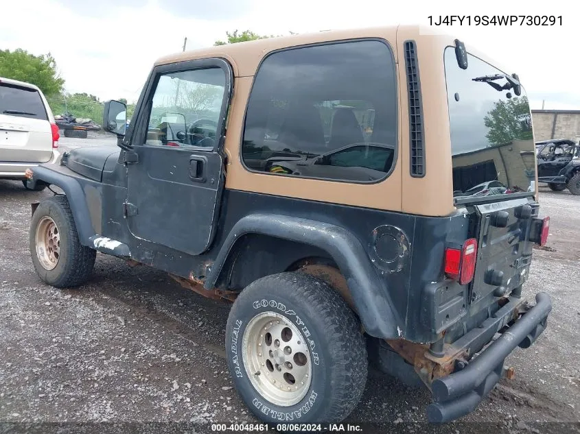 1J4FY19S4WP730291 1998 Jeep Wrangler Sport