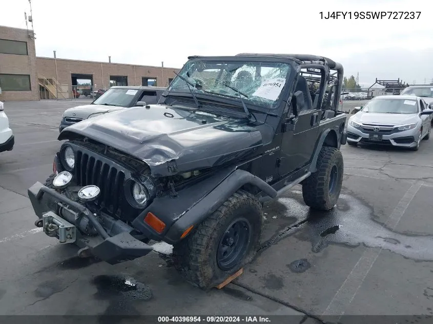 1J4FY19S5WP727237 1998 Jeep Wrangler Sport