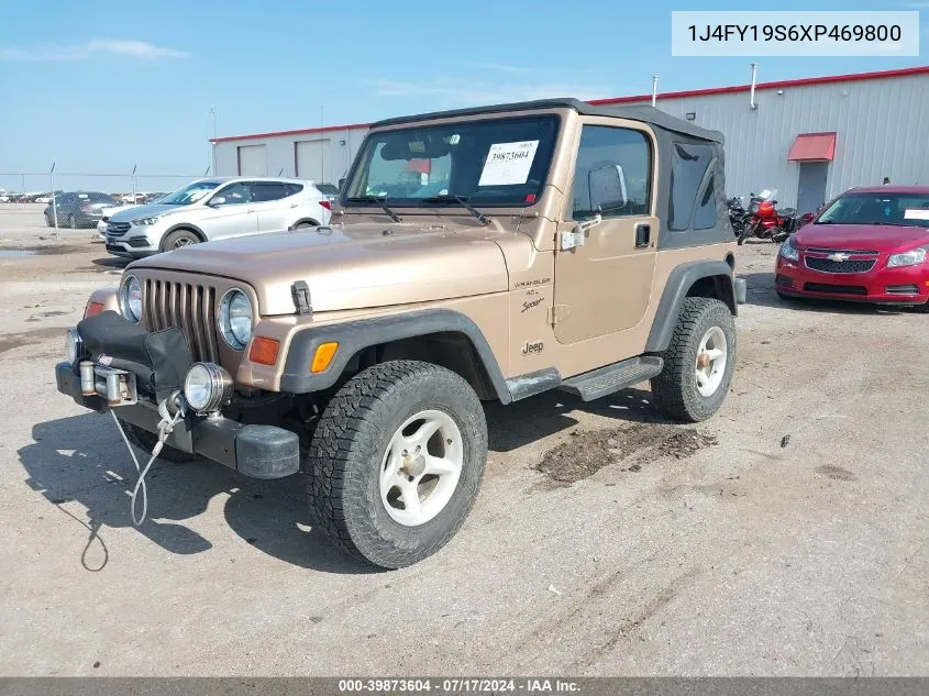 1J4FY19S6XP469800 1999 Jeep Wrangler Sport